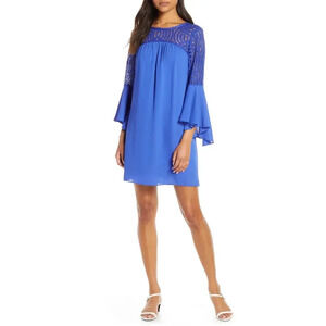 Lilly Pulitzer Amenna Shift Dress Royal Blue Size 8
